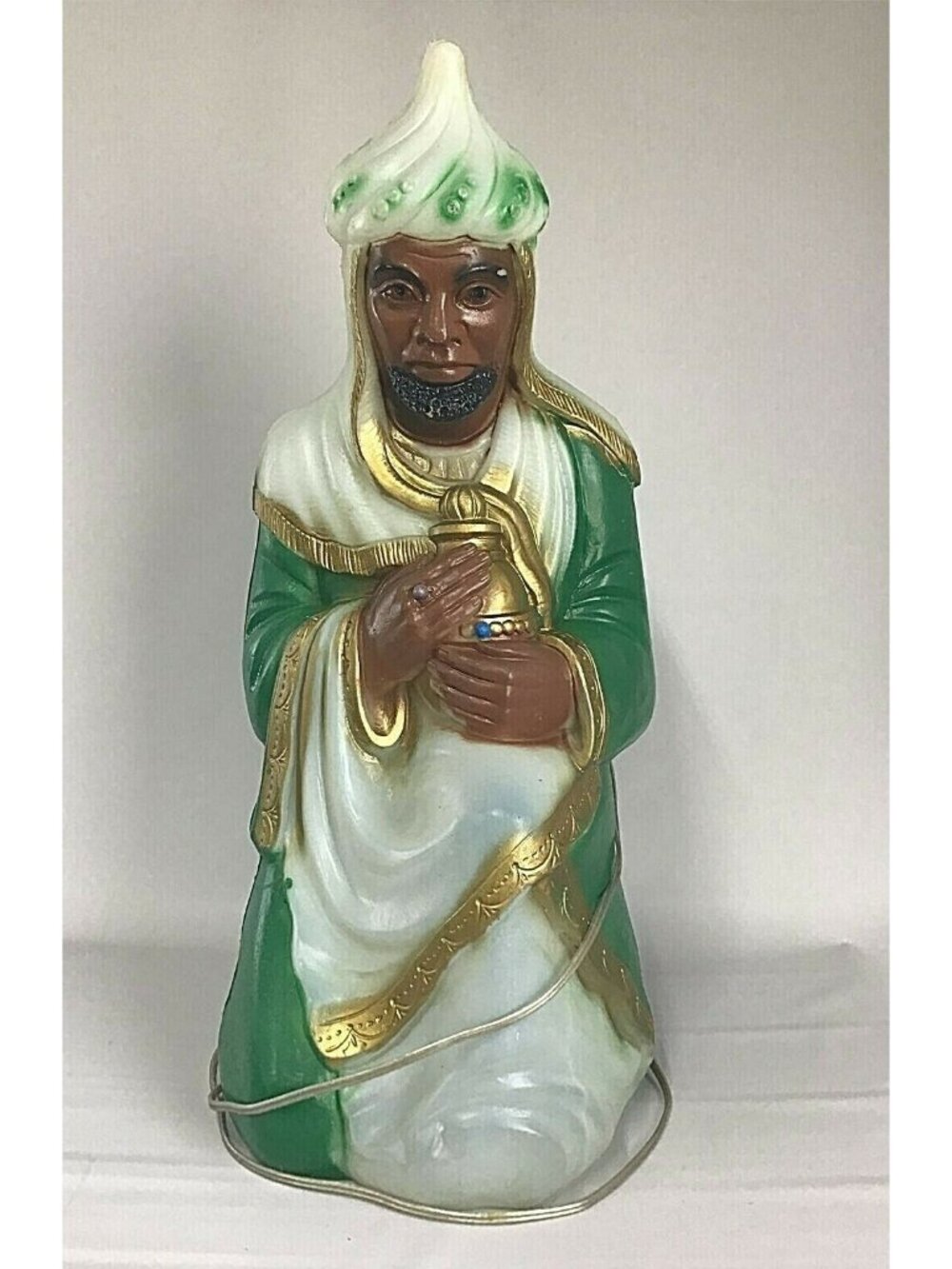 Vintage General Foam Plastic Blow Mold Wise Man Christmas Nativity Blow Mold
